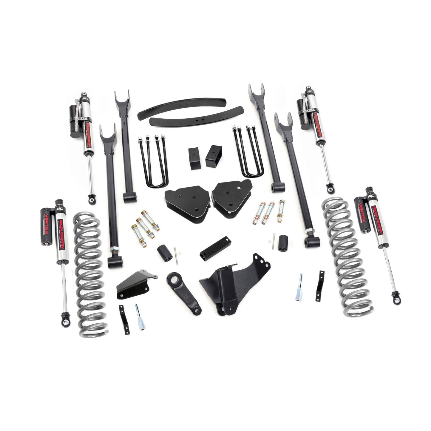 ROUGH COUNTRY | 6 Inch Lift Kit  Gas  4 Link  No OVLDS  Vertex  Ford F-250/F-350 Super Duty (05-07) | 57850