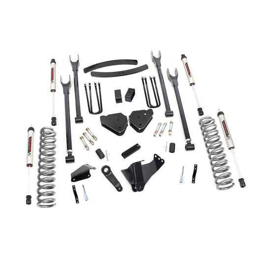 ROUGH COUNTRY 6 Inch Lift Kit | Gas | 4 Link | No OVLDS | V2 | Ford F-250/F-350 Super Duty (05-07) | 57870