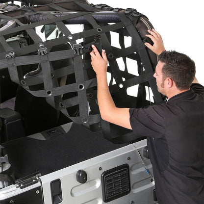 SMITTYBILT | C - res 2 HD Trail Net Dia Black 2in Web 07-18 Wrangler JK 4 Door Smittybilt |581135