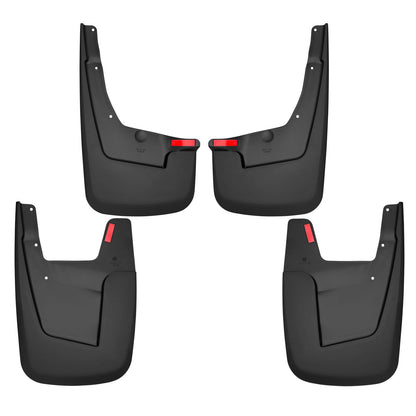 Husky Liners | Custom Mud Guards Front and Rear Mud Guard Set For 2019-2025 1500 Husky Liners | 58146 displayed on a white background.