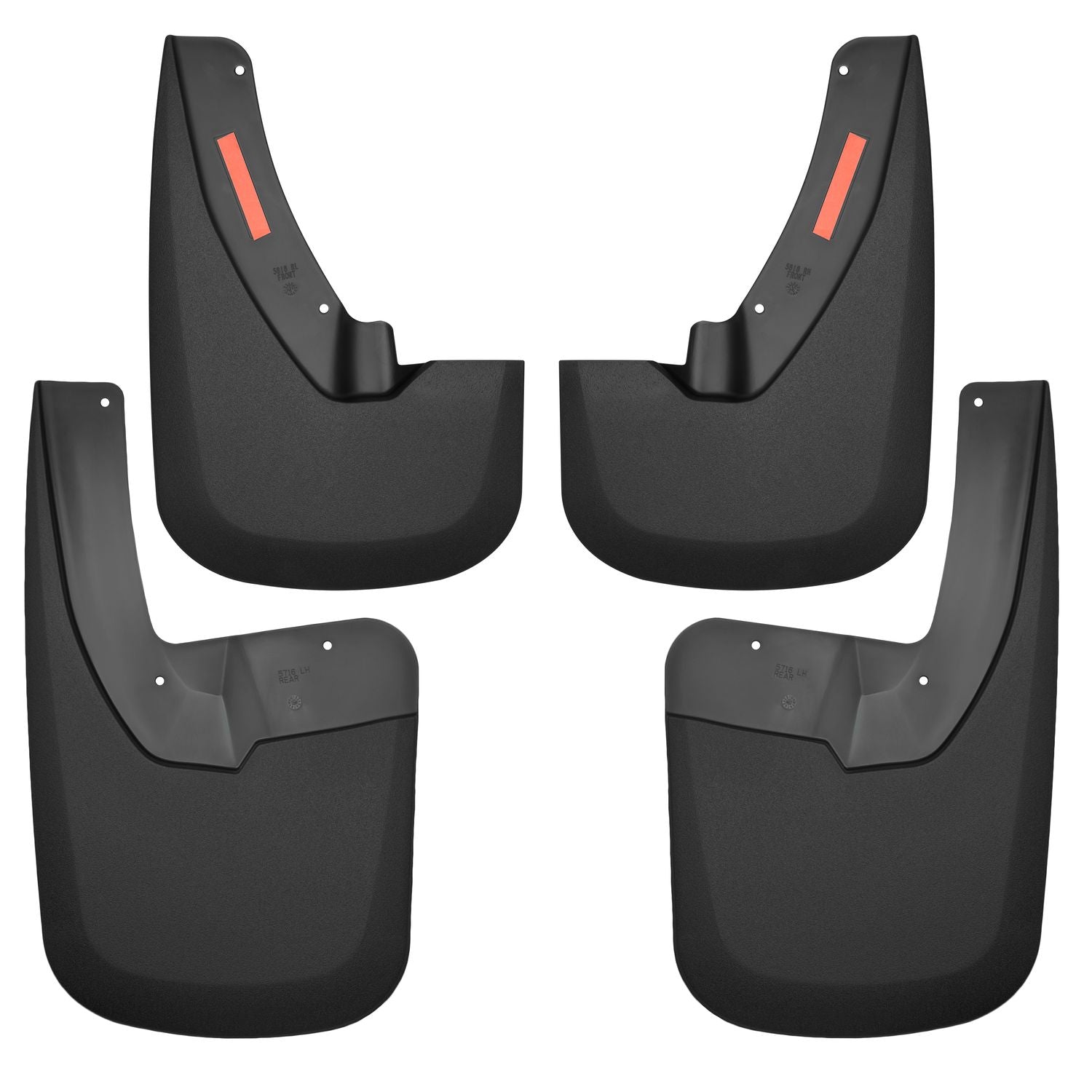 Husky Liners | Custom Mud Guards Front and Rear Mud Guard Set For 2009-2023 Ram 1500/2500/3500, 1500 Classic, 2500, 3500 Husky Liners | 58186