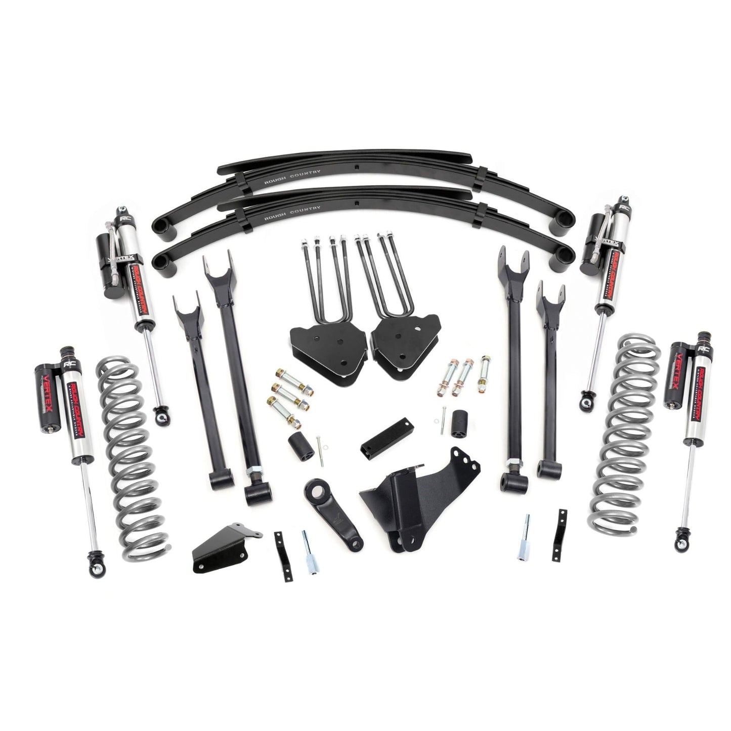 ROUGH COUNTRY | 6 Inch Lift Kit  Diesel  4 Link  RR Spring  Vertex  Ford F-250/F-350 Super Duty (05-07) | 58250