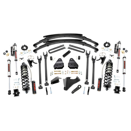 ROUGH COUNTRY | 6 Inch Lift Kit  Gas  4 Link  RR Spring  C/O Vertex  Ford F-250/F-350 Super Duty (05-07) | 58359