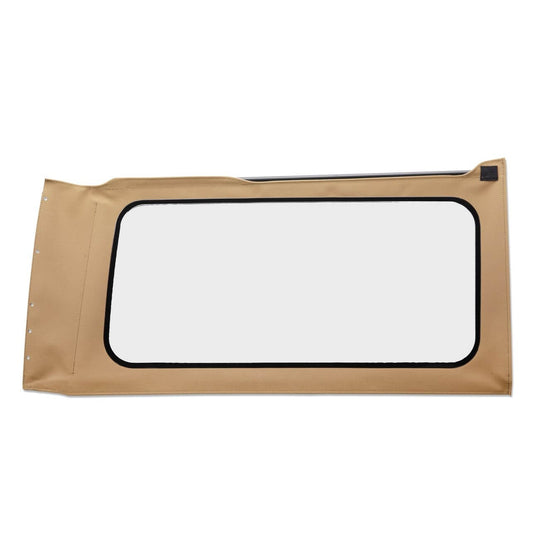 BESTOP | OE JL Replacement Windows Jeep 2018-26 Wrangler JL Quarter Right Hand 2-Door Tan Twill Clear Bestop | 58304-71