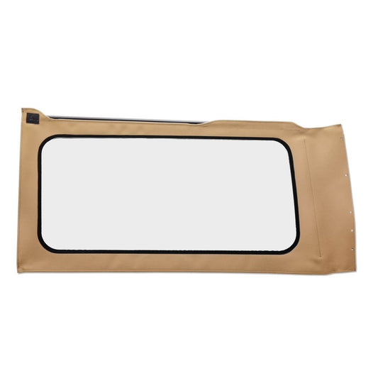 BESTOP | OE JL Replacement Windows Jeep 2018-26 Wrangler JL Quarter Left Hand 2-Door Tan Twill Clear Bestop | 58305-71