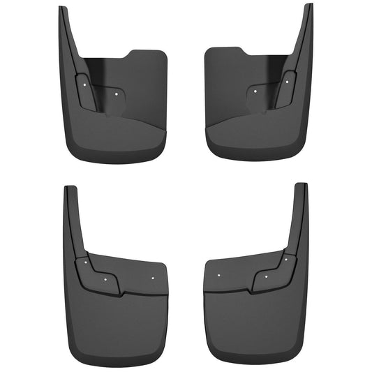 Husky Liners | Custom Mud Guards Front and Rear Mud Guard Set For 2023-2025 Colorado Husky Liners | 58316, black, durable mud guards.