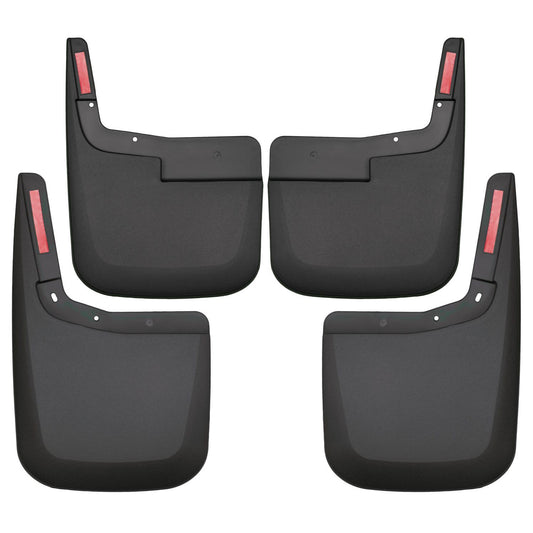 Husky Liners | Custom Mud Guards Front and Rear Mud Guard Set For 2015-2020 F-150 Does Not Have Ford OEM Fender Flares Husky Liners | 58446