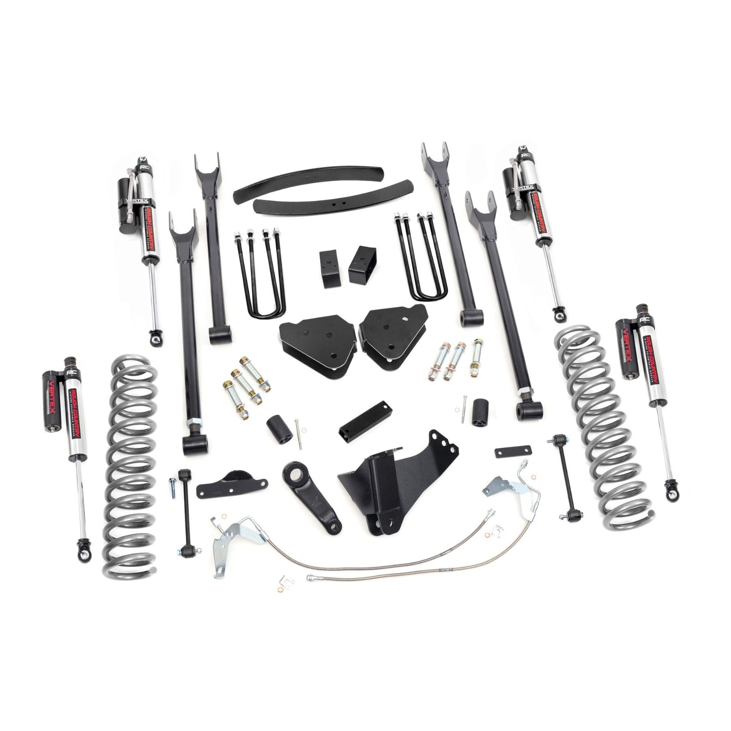 ROUGH COUNTRY | 6 Inch Lift Kit  Diesel  4 Link  Vertex  Ford F-250/F-350 Super Duty (08-10) | 58450