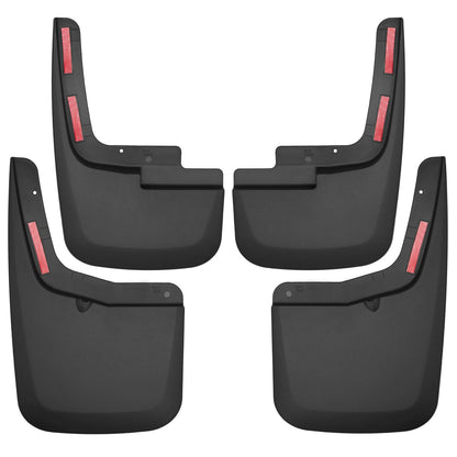 Husky Liners | Custom Mud Guards Front and Rear Mud Guard Set For 2015-2020 F-150 Has Ford OEM Fender Flares Husky Liners | 58456