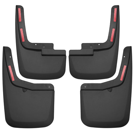 Husky Liners | Custom Mud Guards Front and Rear Mud Guard Set For 2015-2020 F-150 Has Ford OEM Fender Flares Husky Liners | 58456