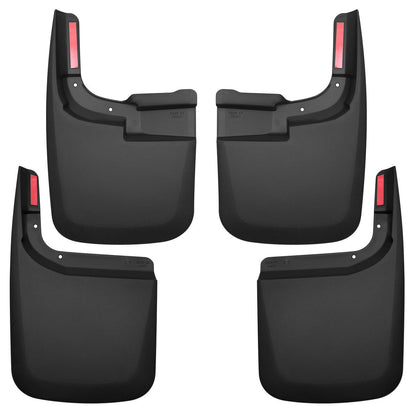 Husky Liners | Custom Mud Guards Front and Rear Mud Guard Set For 2017-2024 F-250/F-350 Super Duty Husky Liners | 58466