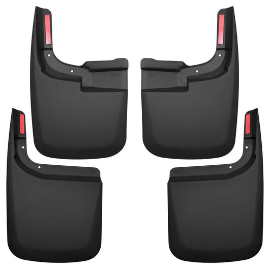 Husky Liners | Custom Mud Guards Front and Rear Mud Guard Set For 2017-2024 F-250/F-350 Super Duty Husky Liners | 58466