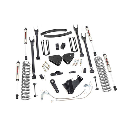 Rough Country 6 Inch Lift Kit | Gas | 4 Link | V2 | Ford F-250/F-350 Super Duty 4WD (08-10) 58870