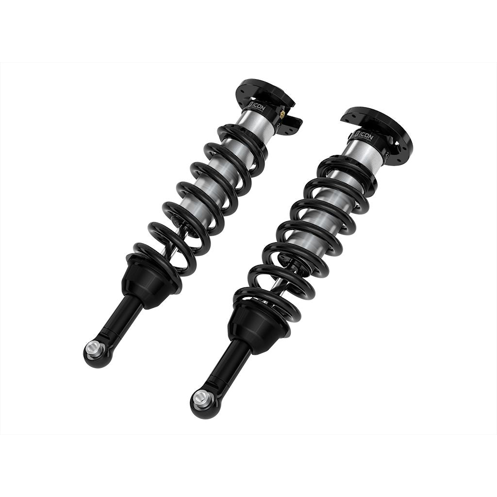 ICON VEHICLE DYNAMICS | 2022-2025 Toyota Tundra 1.25-3.5 Inch Lift 2023-2025 Sequoia 3-4.5 Inch Lift Front V.S. 2.5 Series Coilover Kit Internal Reservoir Pair Icon Vehicle Dynamics | 58670
