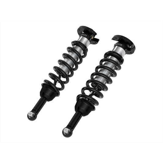 ICON VEHICLE DYNAMICS | 2022-2025 Toyota Tundra 1.25-3.5 Inch Lift 2023-2025 Sequoia 3-4.5 Inch Lift Front V.S. 2.5 Series Coilover Kit Internal Reservoir Pair Icon Vehicle Dynamics | 58670