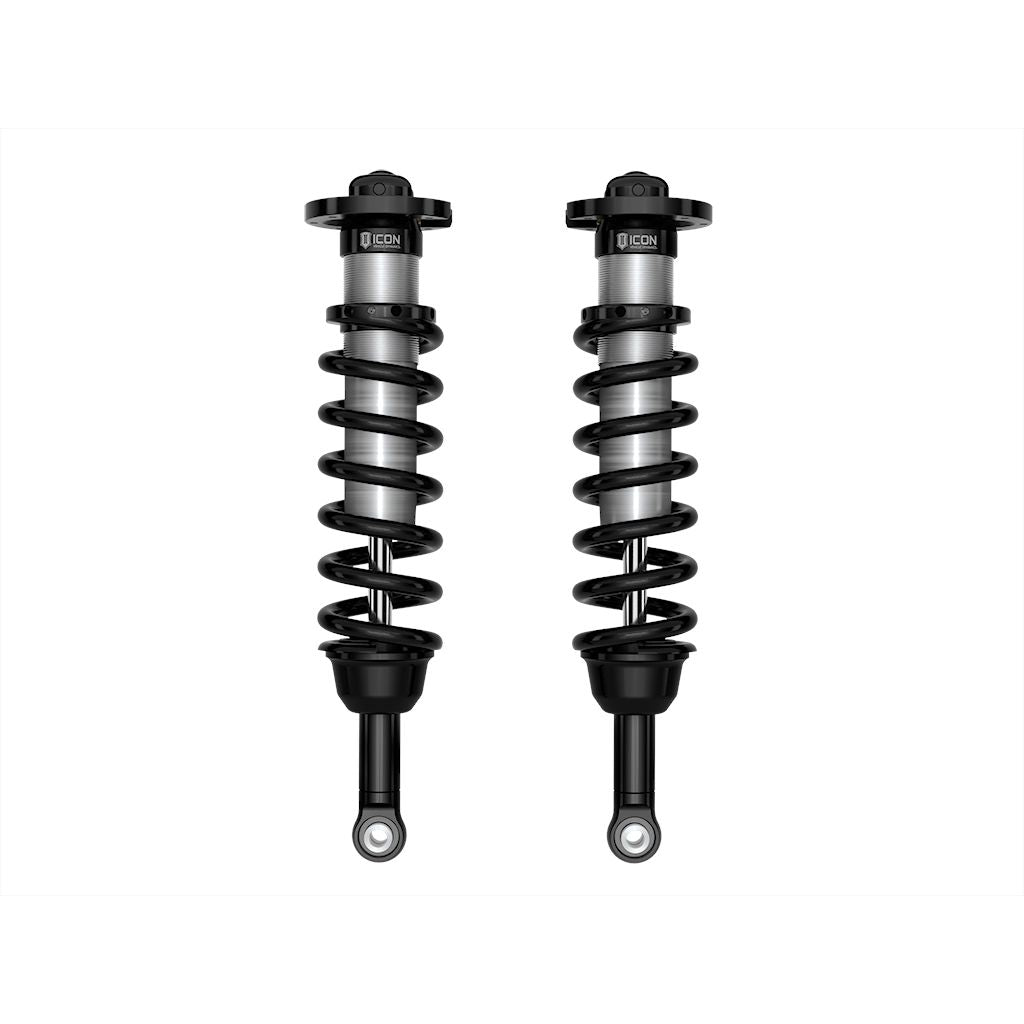 ICON VEHICLE DYNAMICS | 2022-2025 Toyota Tundra 1.25-3.5 Inch Lift 2023-2025 Sequoia 3-4.5 Inch Lift Front V.S. 2.5 Series Coilover Kit Internal Reservoir Pair Icon Vehicle Dynamics | 58670