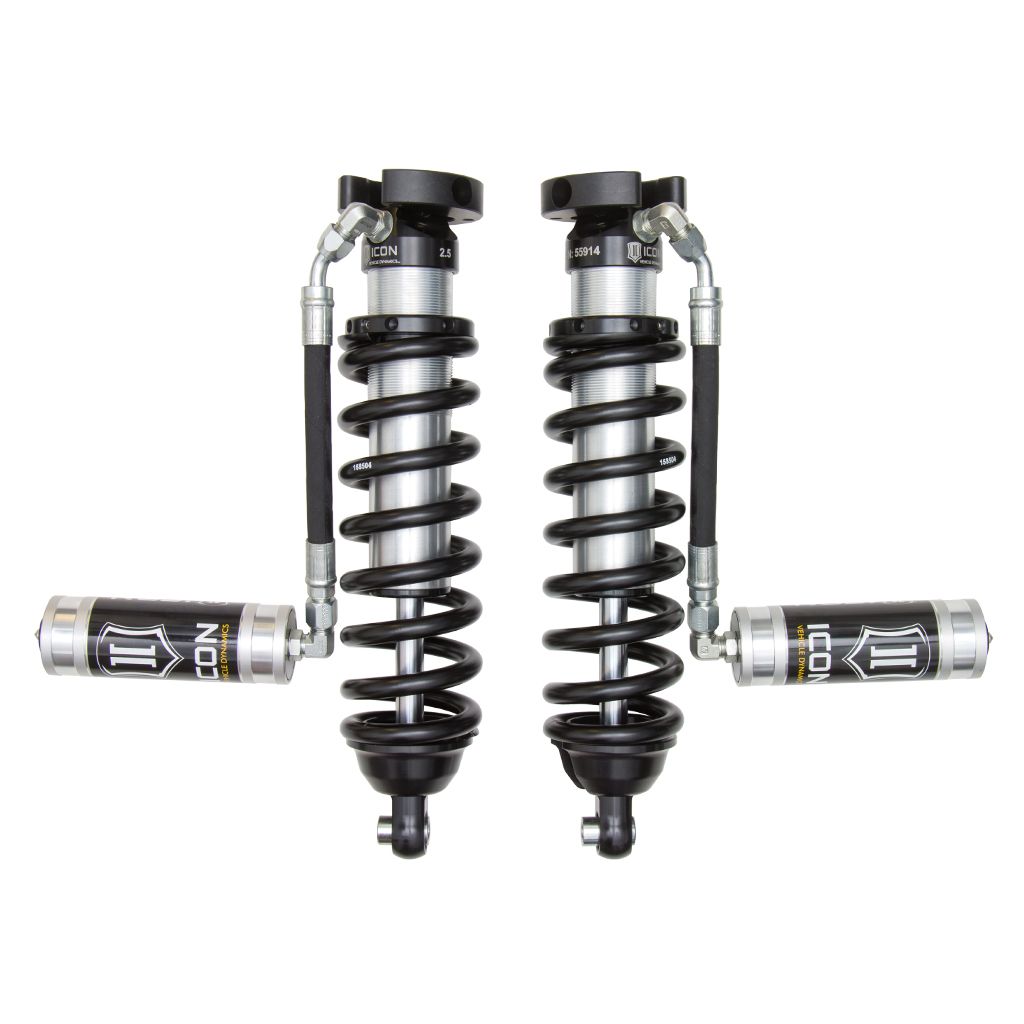 ICON VEHICLE DYNAMICS | 1996-2004 Toyota Tacoma 0-3 Inch Lift Front V.S. 2.5 Series Coilover Kit Remote Reservoir Icon Vehicle Dynamics | 58710