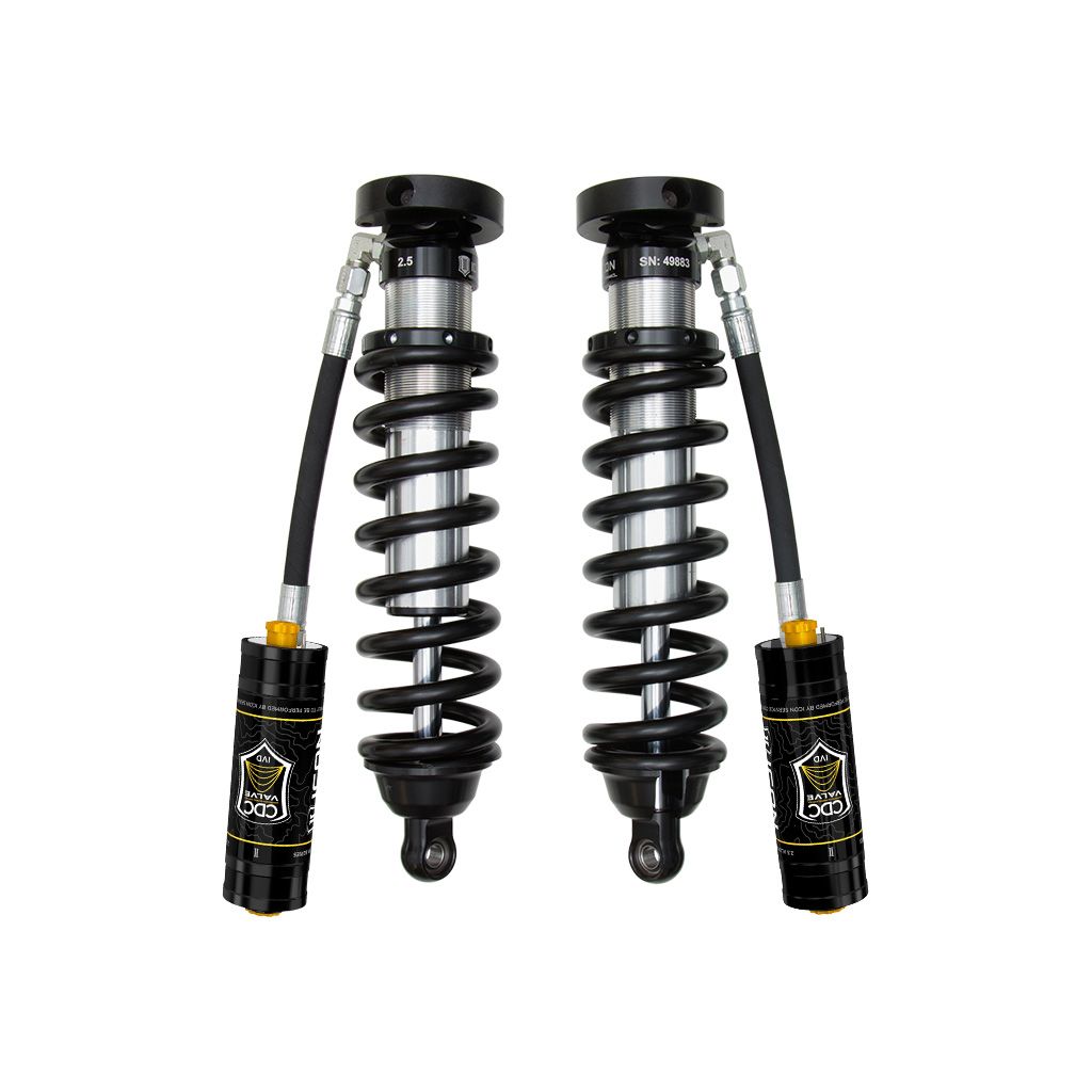 ICON VEHICLE DYNAMICS | 1996-2002 Toyota 4Runner 0-3 Inch Lift Front V.S. 2.5 Series Coilover Kit Extended Travel Remote Reservoir W/ CDCV Icon Vehicle Dynamics | 58716C