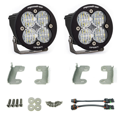 BAJA DESIGNS Jeep JK Fog Pocket Kit 07-17 Wrangler JK Squadron R Sport Baja Designs I 587503