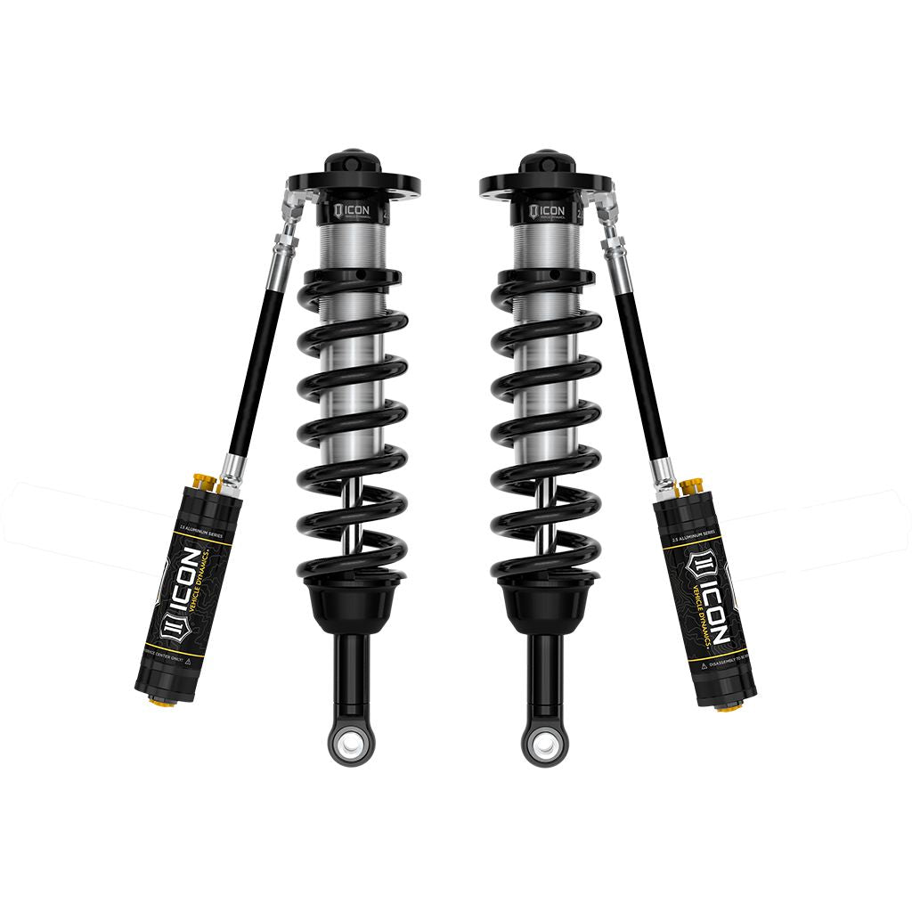 ICON VEHICLE DYNAMICS | 2022-2024 Toyota Tundra 5-6 Inch Lift Front V.S. 2.5 Series Coilover Kit Remote Reservoir W/ CDCV Pair Icon Vehicle Dynamics | 58771C