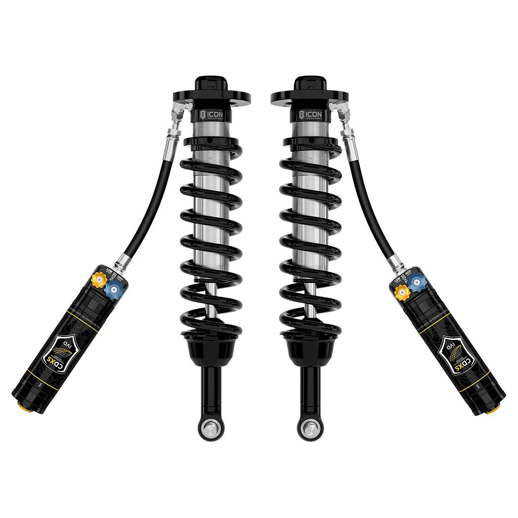 ICON VEHICLE DYNAMICS | 2025 Toyota 4Runner 4WD 1.25-3 Inch Lift Front 2.5 Series Coilover Kit Remote Reservoir W/ CDXS Icon Vehicle Dynamics | 58795X