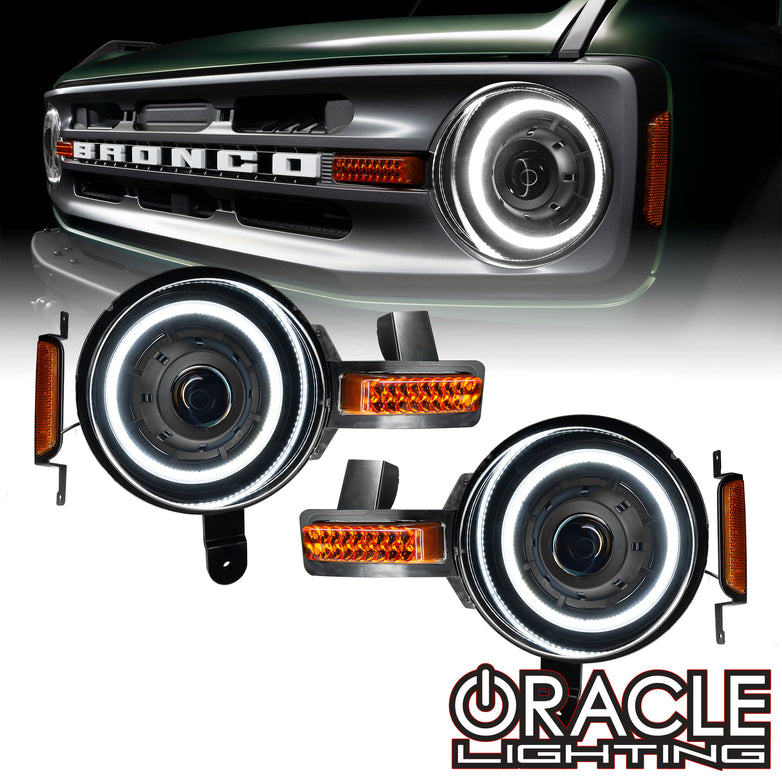 ORACLE Lighting Oculus Bi-LED Projector Headlights for 2021-C Ford Bronco