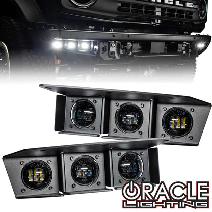 ORACLE Triple LED Fog Light Kit  (2021-C Ford Bronco) **SELECT COLOR**