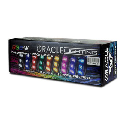 ORACLE LIGHTING COLORSHIFT RGB+W UNDERBODY WHEEL WELL ROCK LIGHT KIT (8 PC 5895-339-8