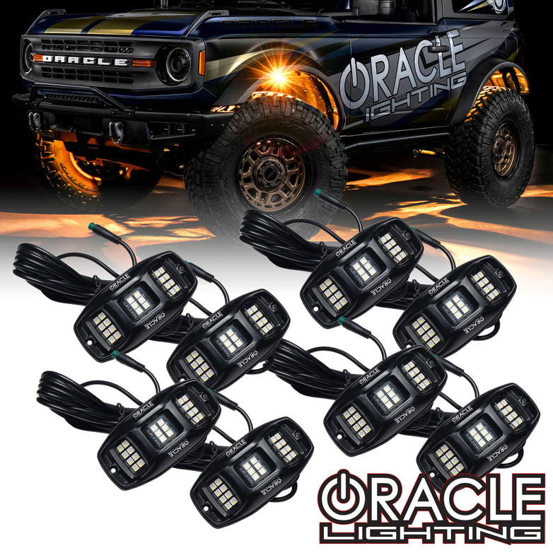 ORACLE LIGHTING 5895-339-8 Oracle 5895-339-8 COLORSHIFT RGB+W UNDERBODY WHEEL WELL ROCK