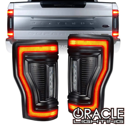 ORACLE Lighting | Flush Mount LED Tail Lights | Ford Super Duty | 5896-504, 5896-504-T