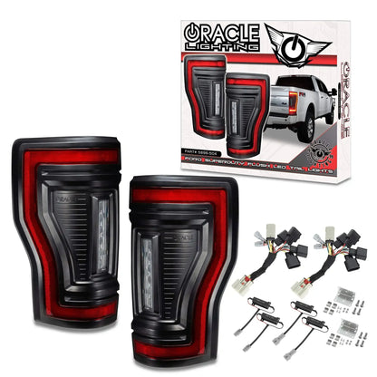 ORACLE Lighting | Flush Mount LED Tail Lights | Ford Super Duty | 5896-504, 5896-504-T