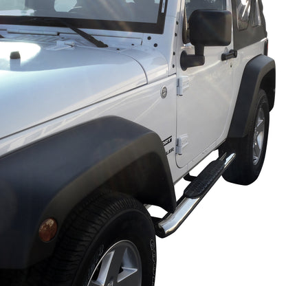 Westin PRO TRAXX 4 Nerf Steps 2007-2018 Jeep Wrangler JK 2dr