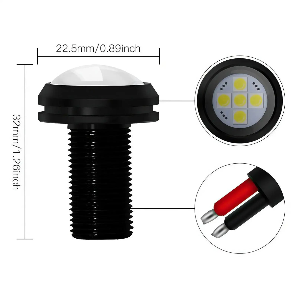 ORACLE Lighting | Puddle Light Upgrade | Ford Bronco Oracle Mirrors | 5912-001