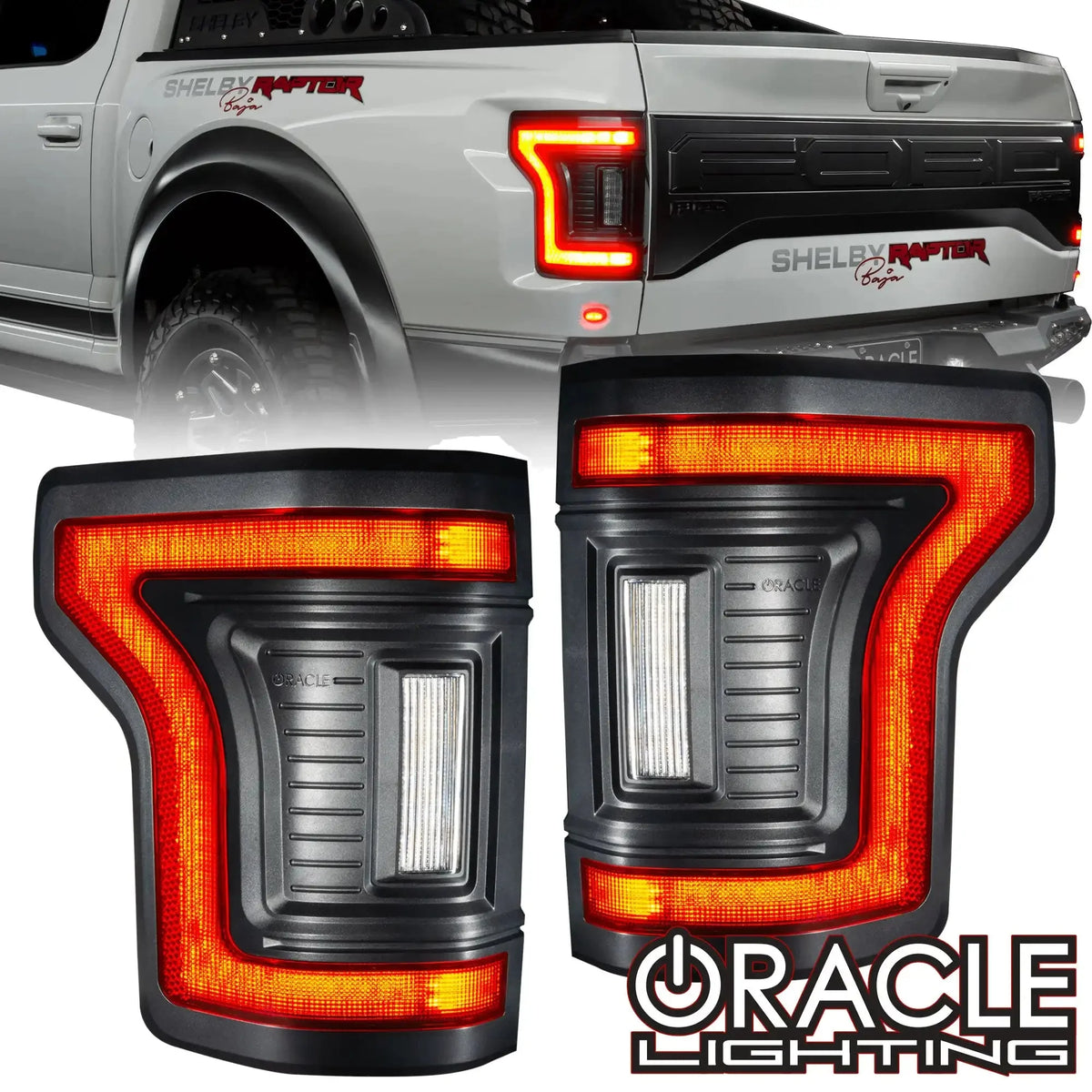 ORACLE Lighting | Flush Mount LED Tail Lights | Ford F-150 2015–2020 | 5913-504, 5913-504-T