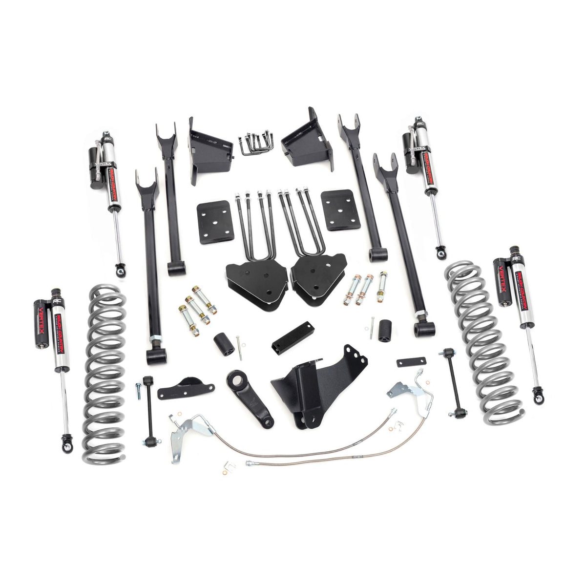 Rough Country 8 Inch Lift Kit | 4 Link | Vertex | Ford F-250/F-350 Super Duty 4WD (08-10) 59250