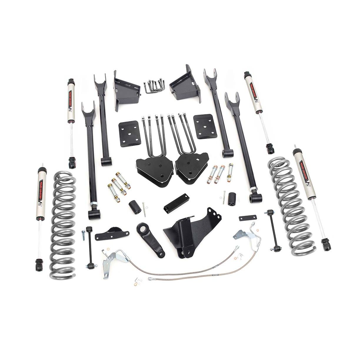 Rough Country 8 Inch Lift Kit | 4 Link | V2 | Ford F-250/F-350 Super Duty 4WD (2008-2010) 59270