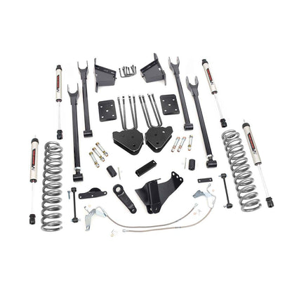 Rough Country 8 Inch Lift Kit | 4 Link | V2 | Ford F-250/F-350 Super Duty 4WD (2008-2010) 59270
