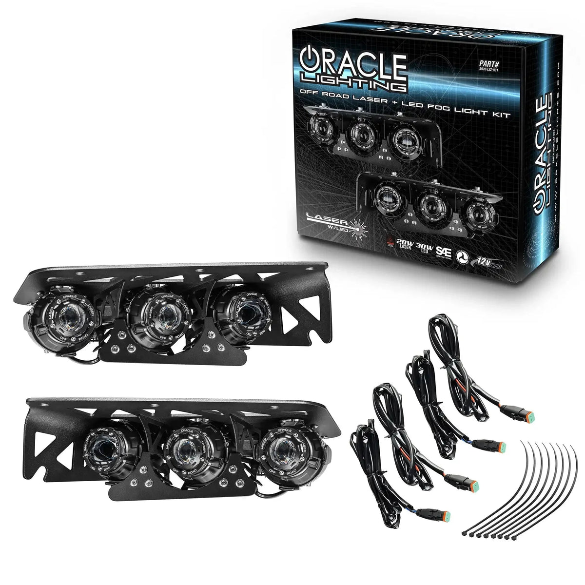 ORACLE Lighting | LASER Auxiliary and LED Fog Light Kit | Ford Bronco | 5928-LZZ-001