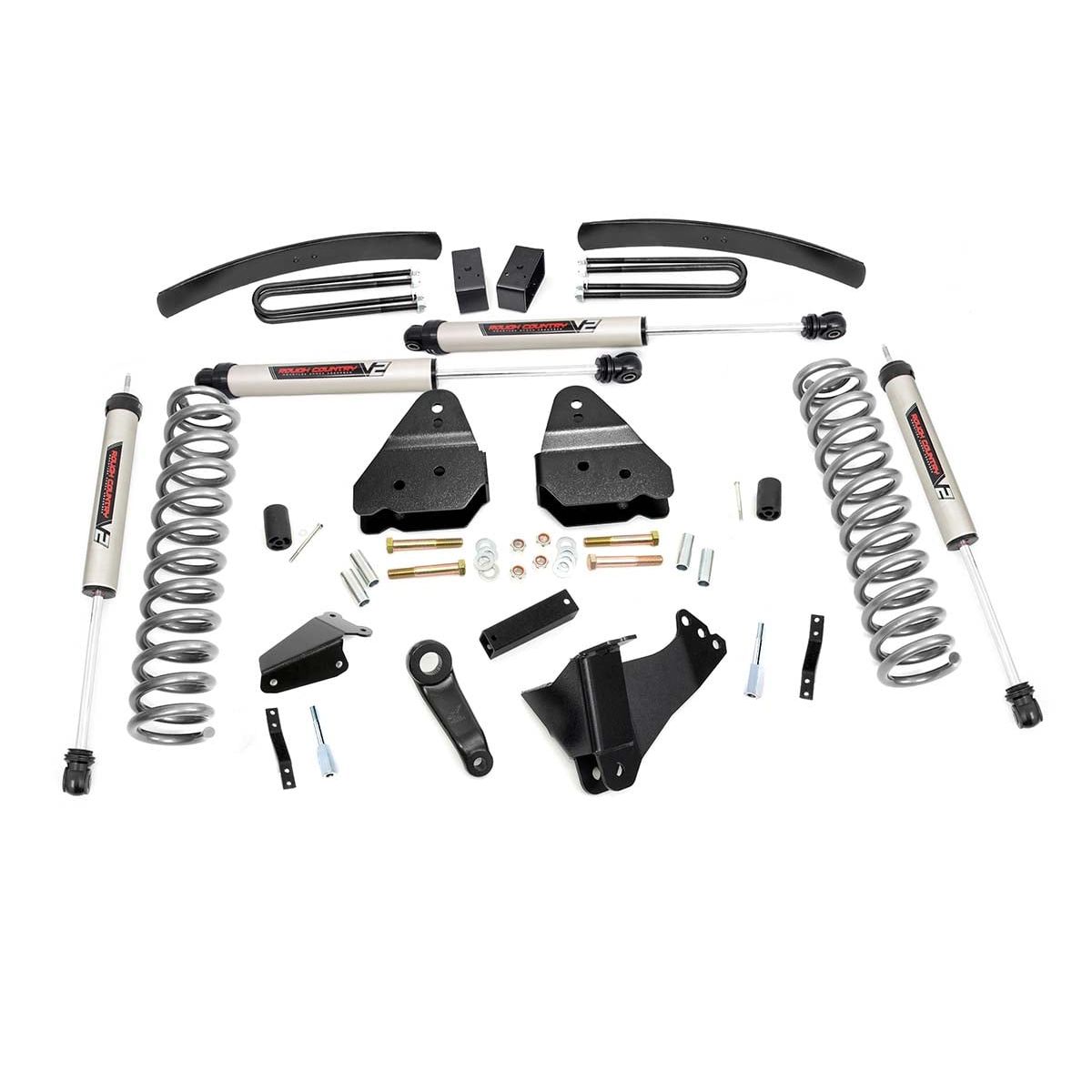 ROUGH COUNTRY 6 Inch Lift Kit | Diesel | V2 | Ford F-250/F-350 Super Duty 4WD (2005-2007) | 59370