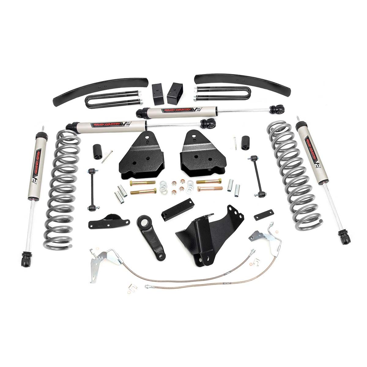 ROUGH COUNTRY 6 Inch Lift Kit | Gas | V2 | Ford F-250/F-350 Super Duty 4WD (2008-2010) | 59770