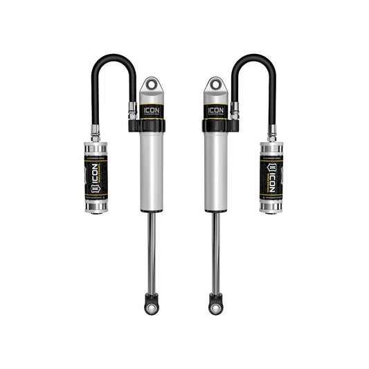 ICON VEHICLE DYNAMICS | 2005-2023 Toyota Tacoma 2003-2024 Toyota 4Runner 2007-2014 Toyota FJ Cruiser 2003-2009 Lexus GX470 Front 2.5 Vs Remote Reservoir S2 Secondary Shocks Pair Icon Vehicle Dynamics | 59706P