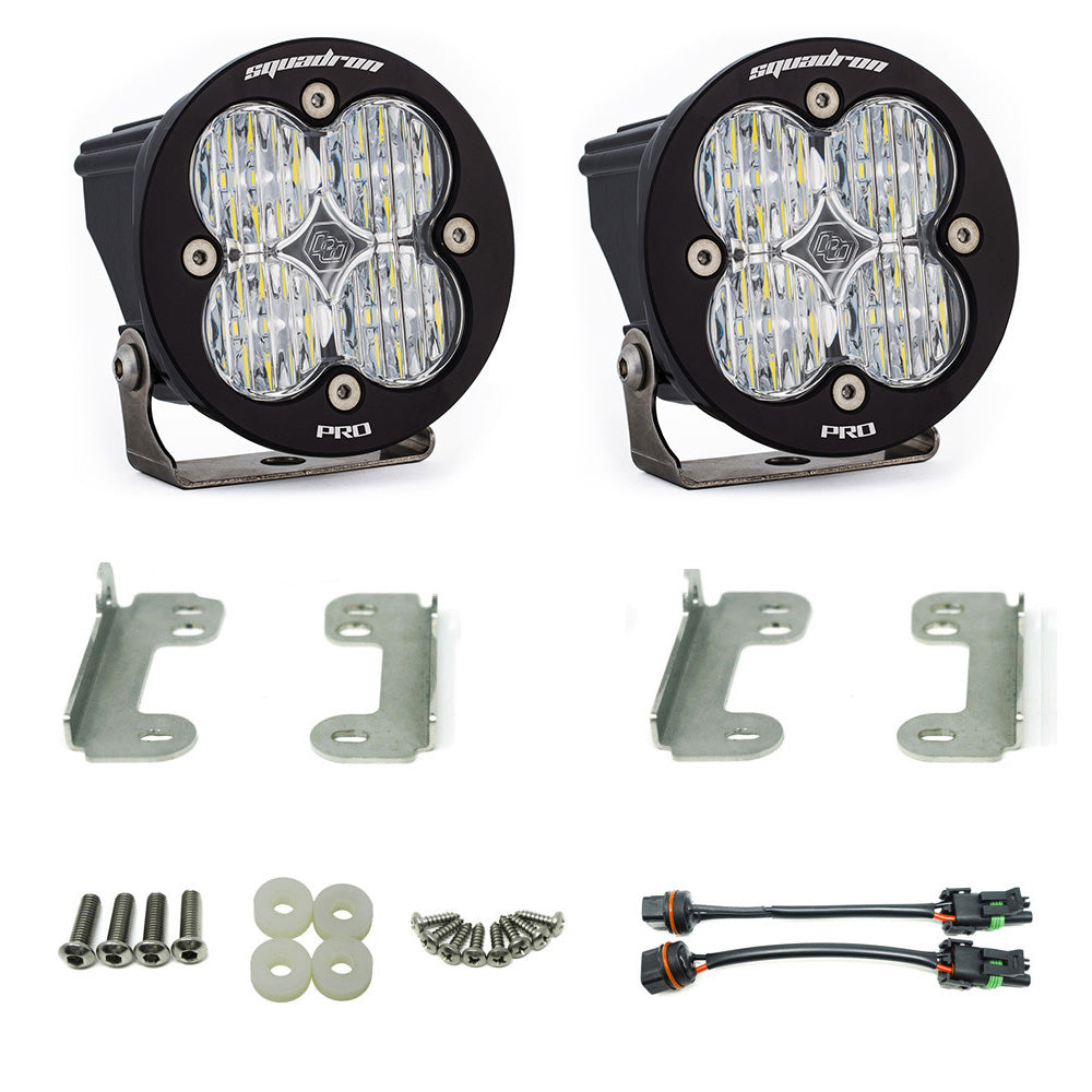 BAJA DESIGNS Jeep JK Fog LiLights Pocket Kit Squadron R Pro Baja Designs I 597503