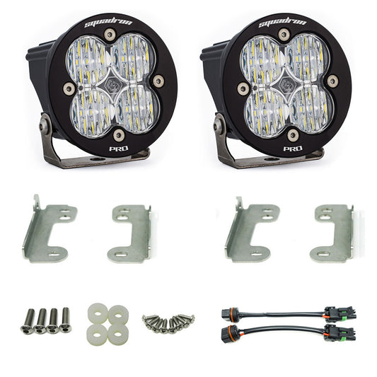 BAJA DESIGNS Jeep JK Fog LiLights Pocket Kit Squadron R Pro Baja Designs I 597503