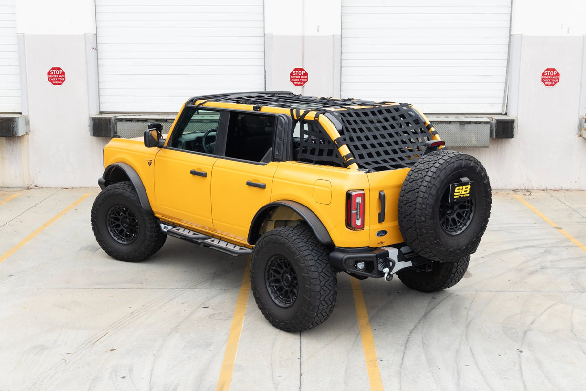 C-RES2 HD Cargo Restraint System – 2″ Black Diamond Web (21+ Bronco 4DR) view 1