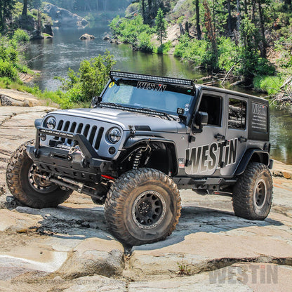 Westin Tube Fenders - Rear 2007-2018 Jeep Wrangler JK