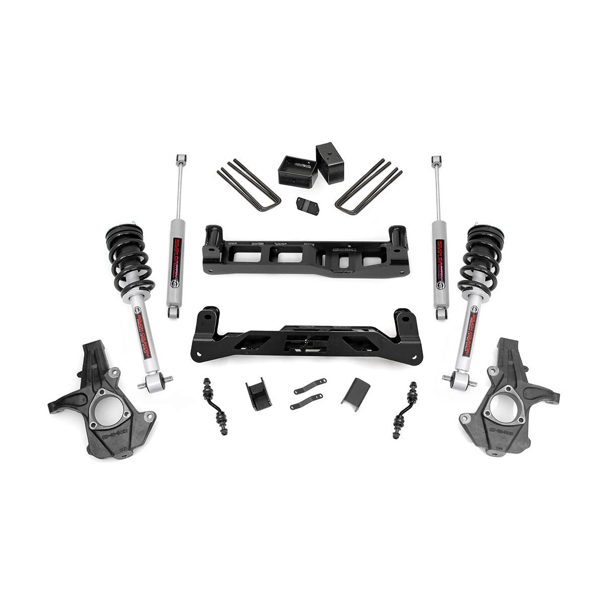 Rough Country 5 Inch Lift Kit | Alu/Stamp Steel | N3 Struts | Chevy/GMC 1500 (14-18 & Classic) 24834