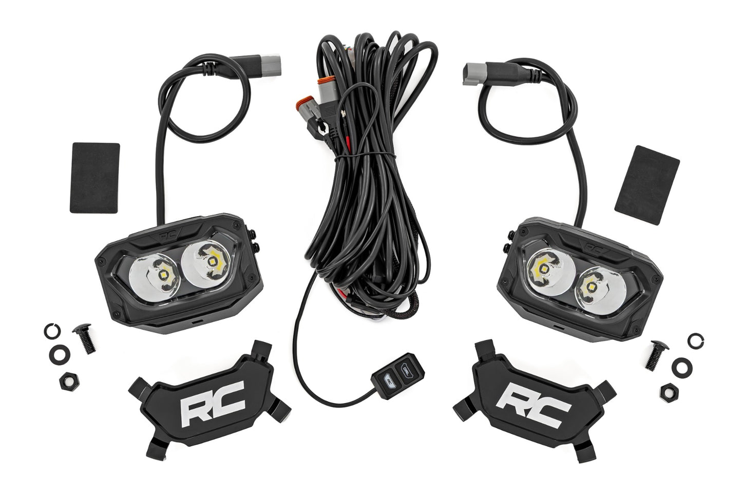 ROUGH COUNTRY | 5 Inch Light Pods  White/Amber DRL  Spot  Pair | 70117