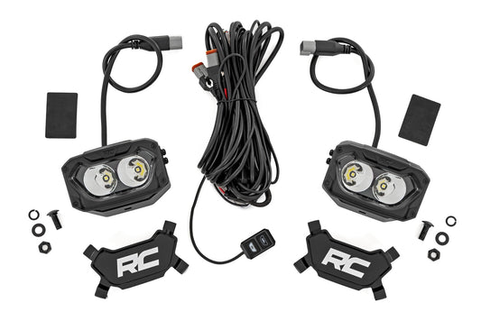 ROUGH COUNTRY | 5 Inch Light Pods  White/Amber DRL  Spot  Pair | 70117