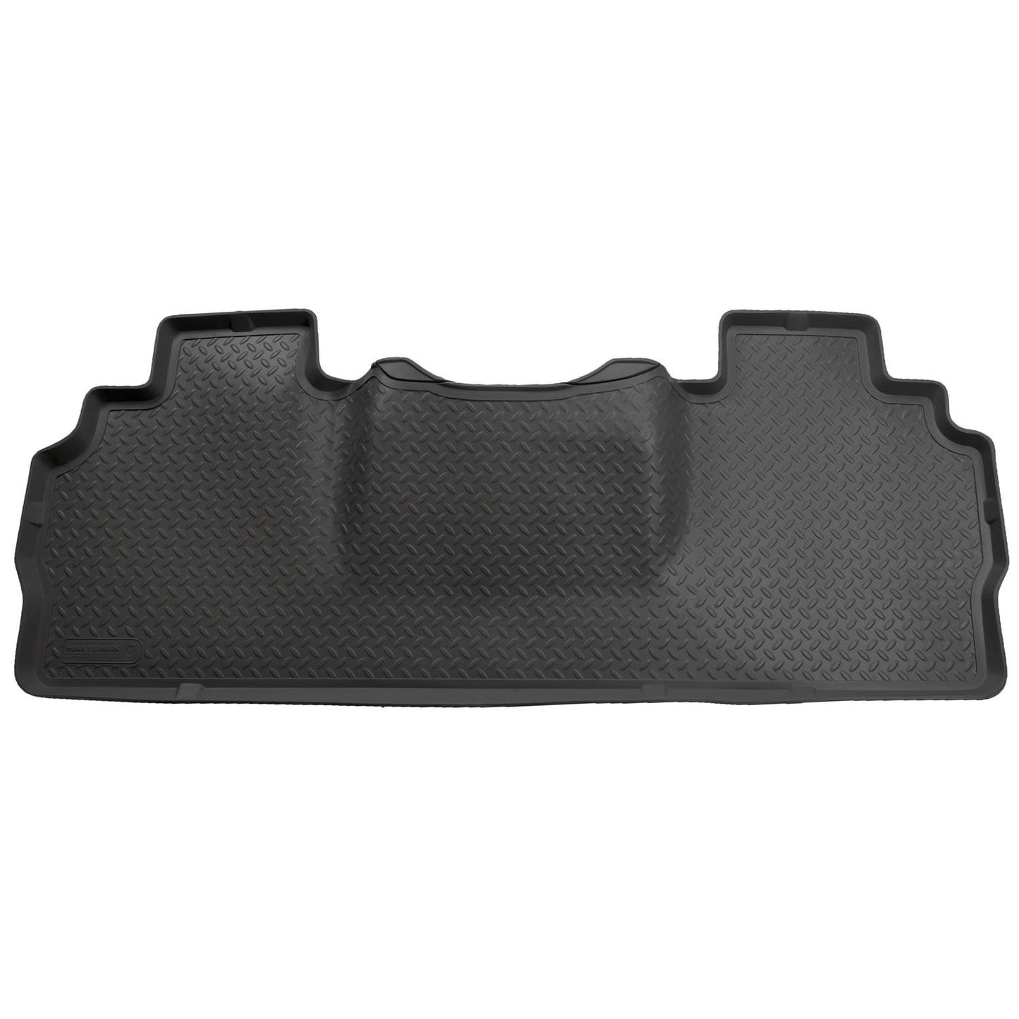 Husky Liners | Classic Style 2nd Seat Floor Liner For 2006-2009 Ram 1500/2500/3500 Husky Liners | 60851 in black rubber.