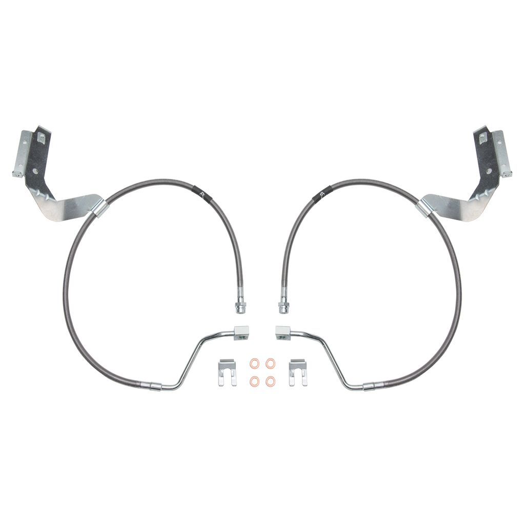 ICON VEHICLE DYNAMICS | 2017-2025 Ford F-250/F-350 Super Duty Front 4.5 Inch-7 Inch Lift Extended Stainless Brake Line Kit Icon Vehicle Dynamics | 61110